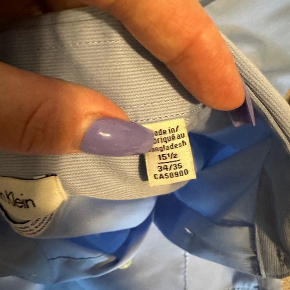 Men’s Calvin Klein Button Up Dress Shirt - Picture 5 of 6